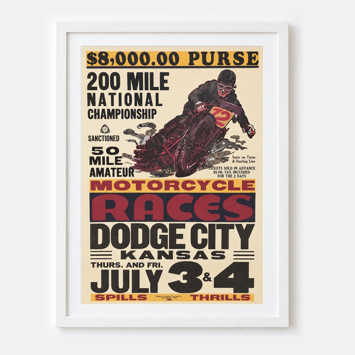 Dodge City 200 Mile National Championship Motorcycle Races
