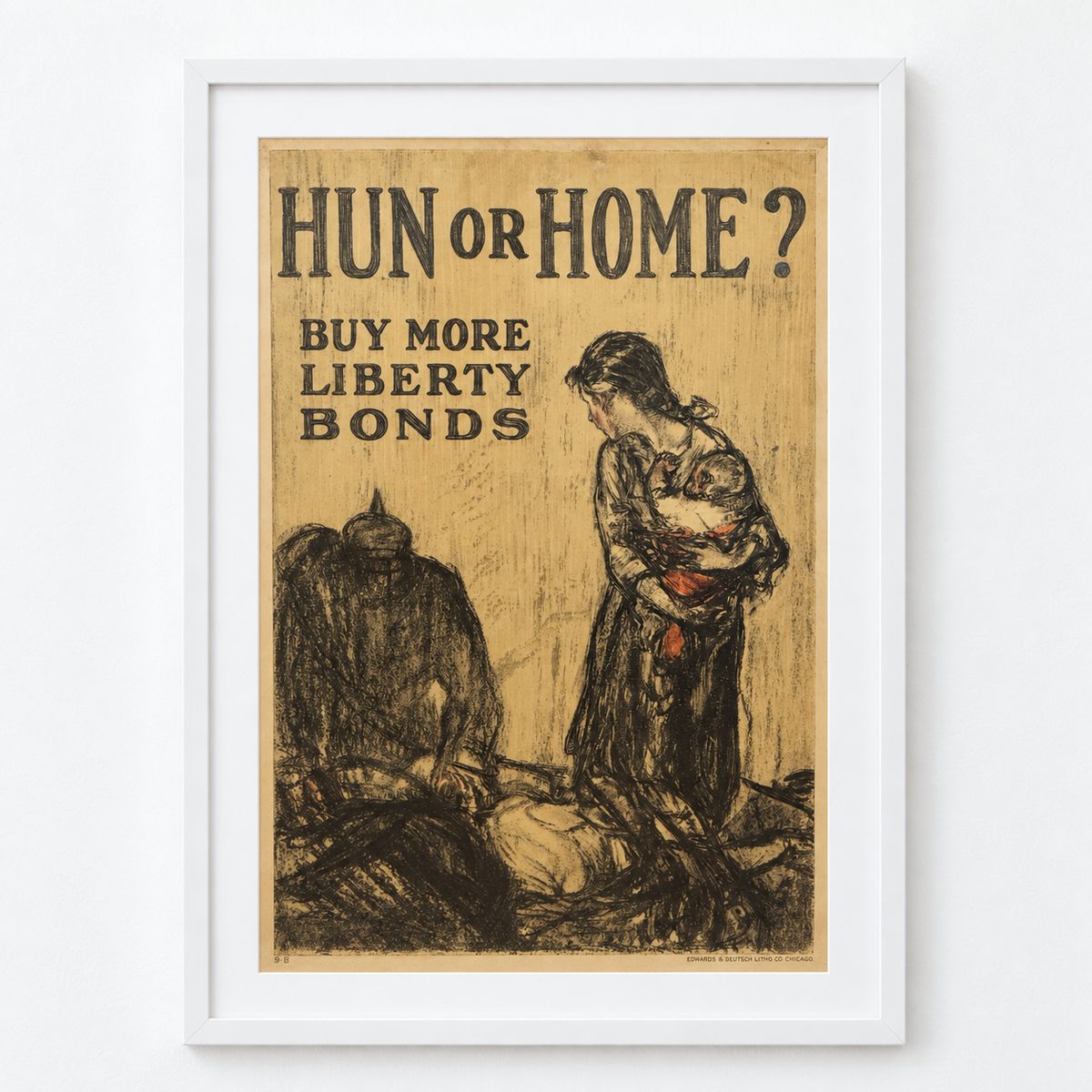 Liberty Bonds Lithograph