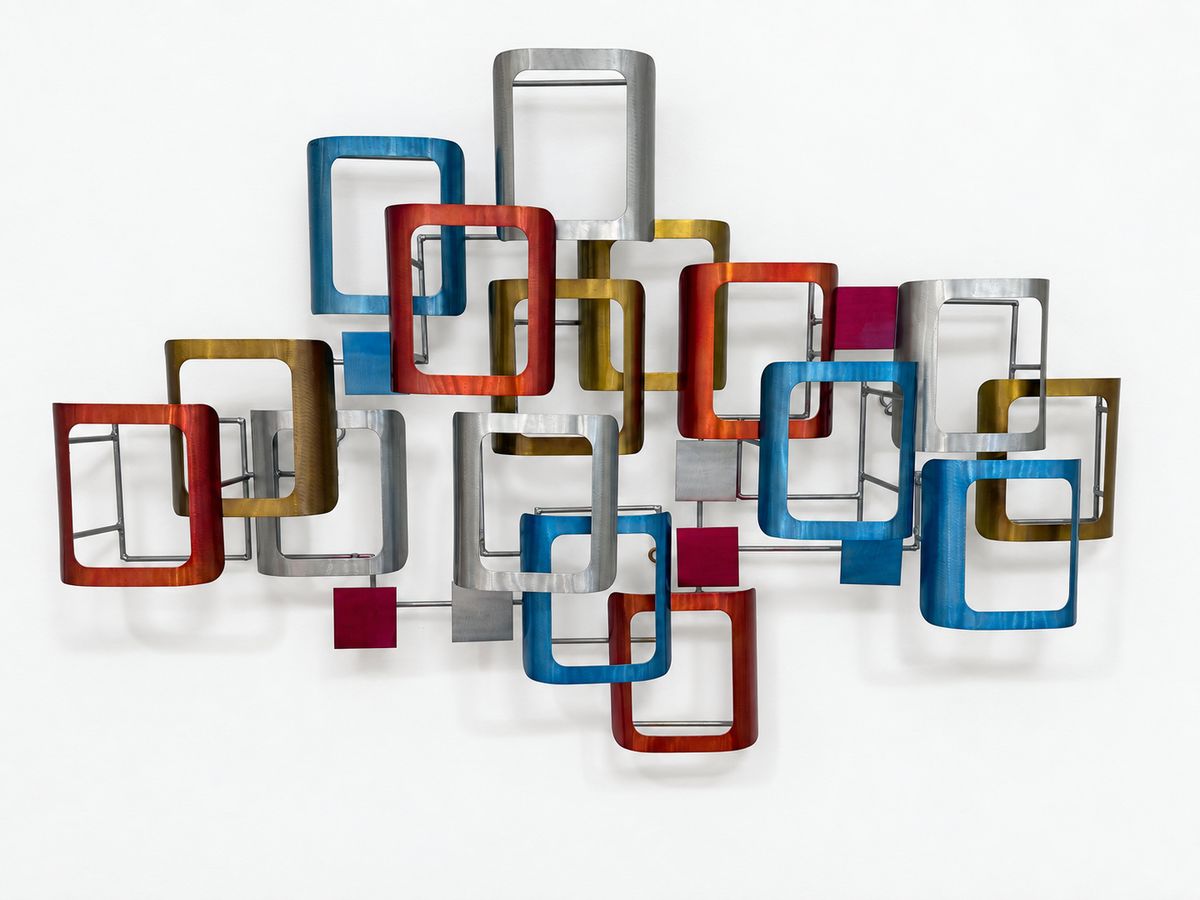 JasonW Studios - Retro Modo Metal Wall Sculpture (Attributed)