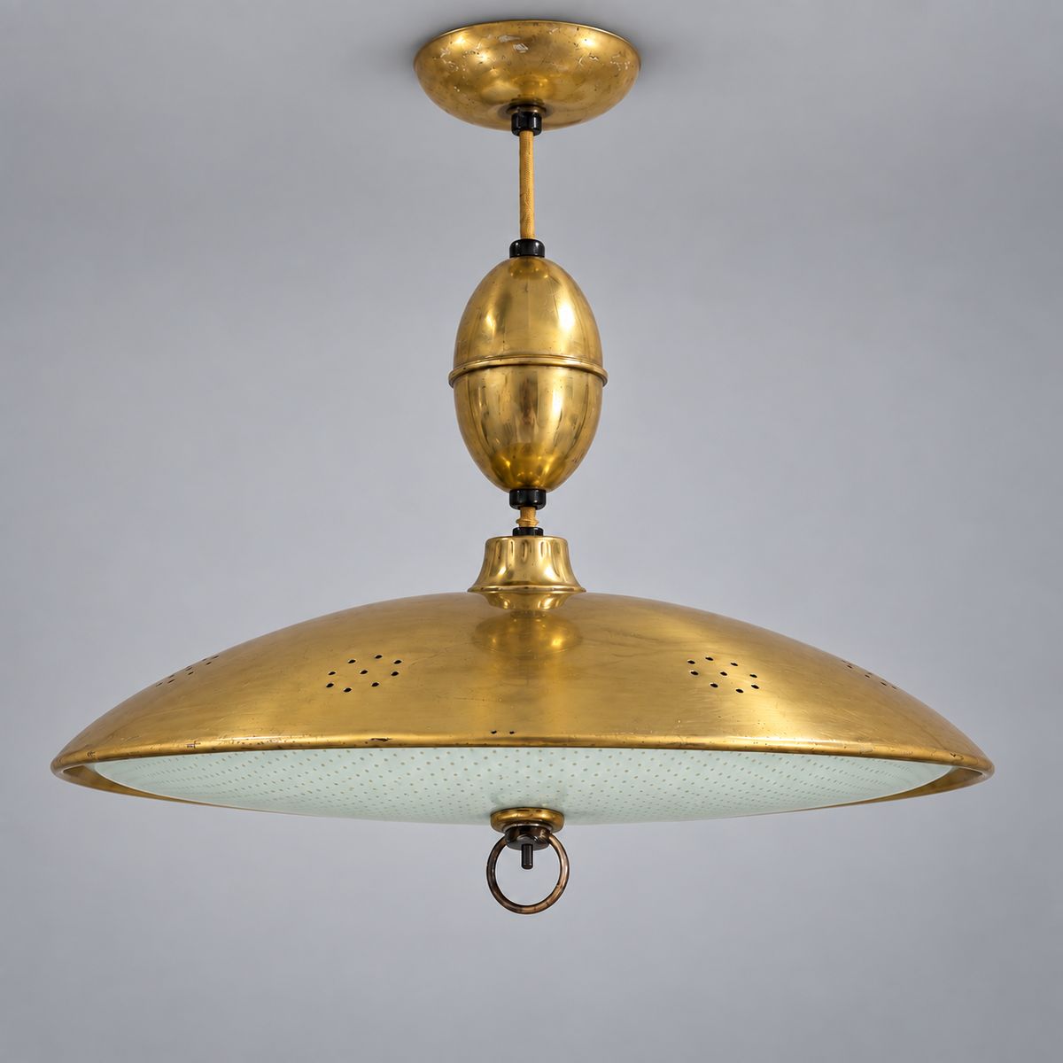 Brass Dome Pendant Light