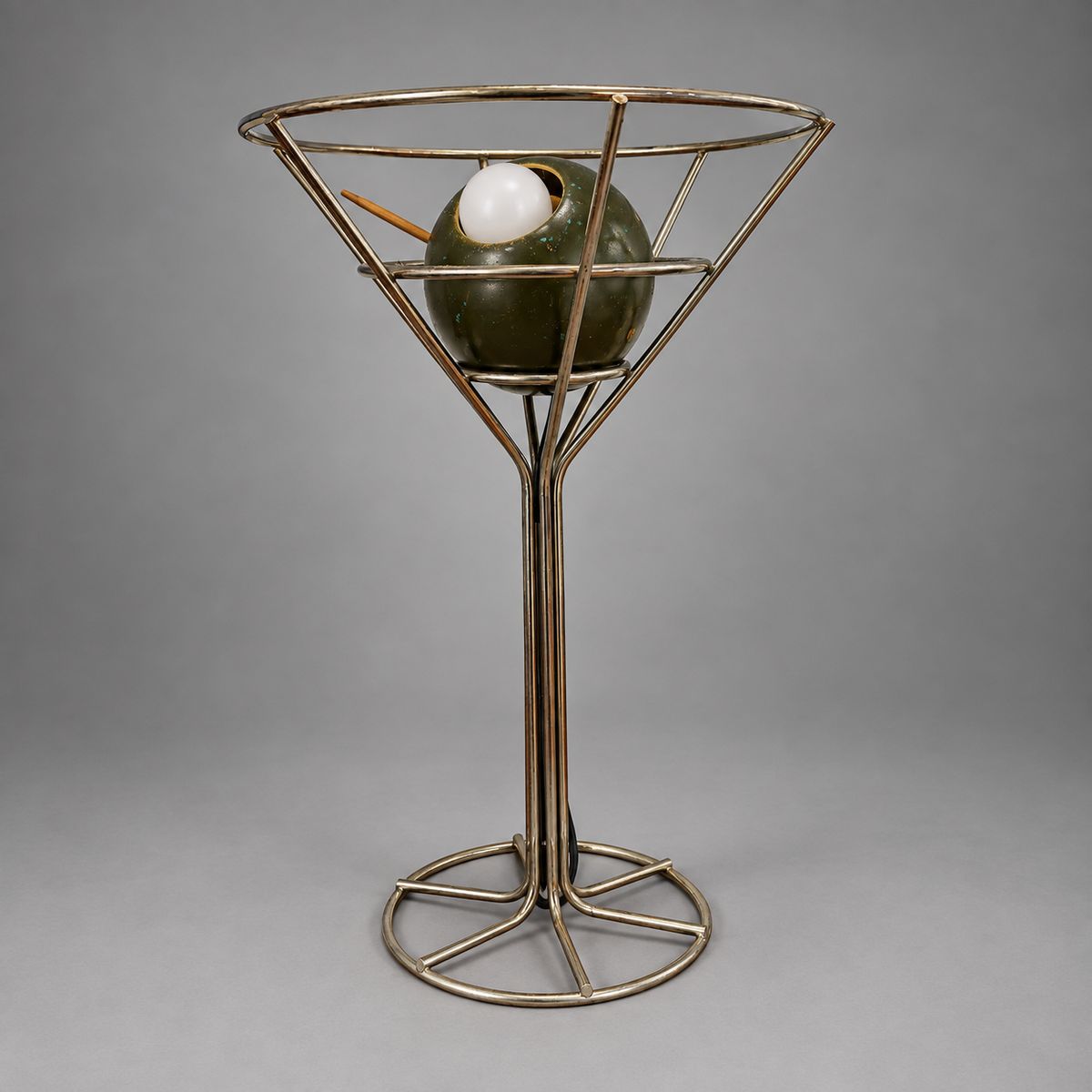 David Krys Martini Glass Lamp